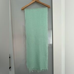J Crew Cashmere Mint Knit Scarf